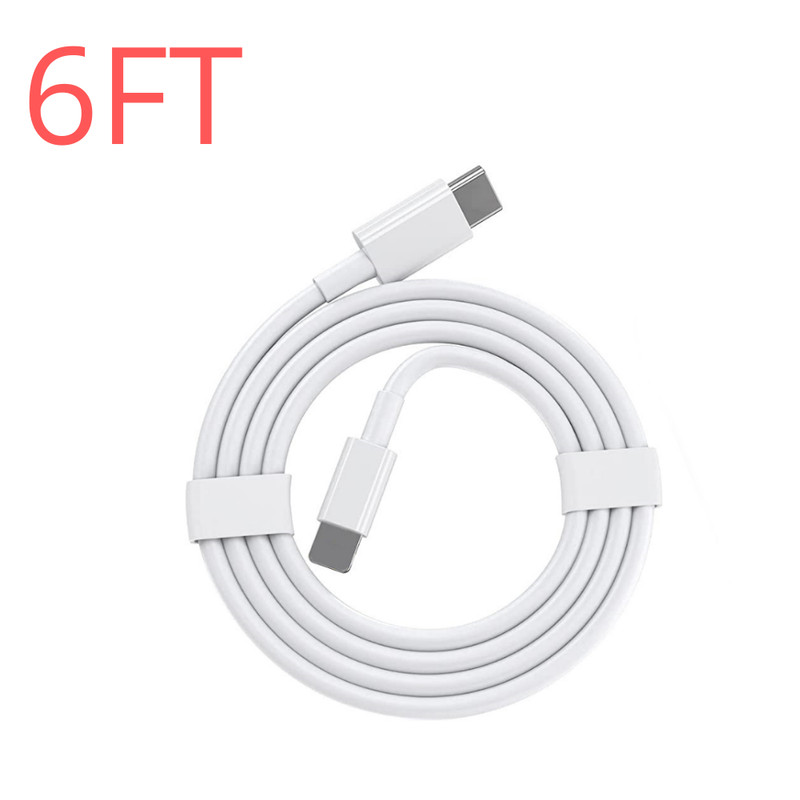 40W PD USB C Fast Charger Cube Type C Cable For iPhone 14 13 12 11 Pro Max XR XS