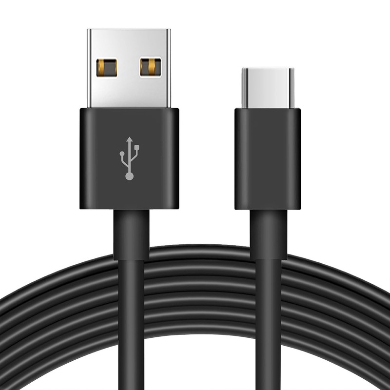 1 PCS 10ft/3M USB C Cable Charging Data Cord A To C Power Home Cam Black