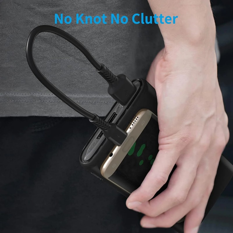 Short Micro USB Cable 1ft [5 Pack] USB 2.0 Micro USB Charging Cable Android Char gallery