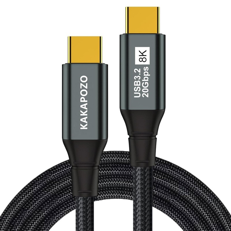 USB C Monitor Cable 10FT-8K@60Hz USB-C Video Cable-100W PD Fast Charging-USB ... gallery
