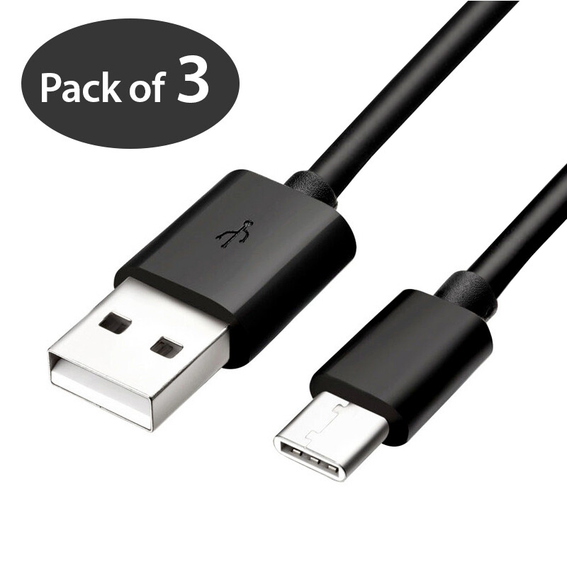 3-Pack For Samsung USB Type C Fast Charging Cable Galaxy S8 S9 S10 Plus Note 8 9