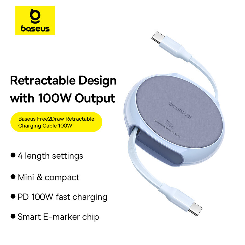 Retractable USB C Cable 100W Cable for iPhone 15 Plus Pro Max Fast Charger Cable gallery