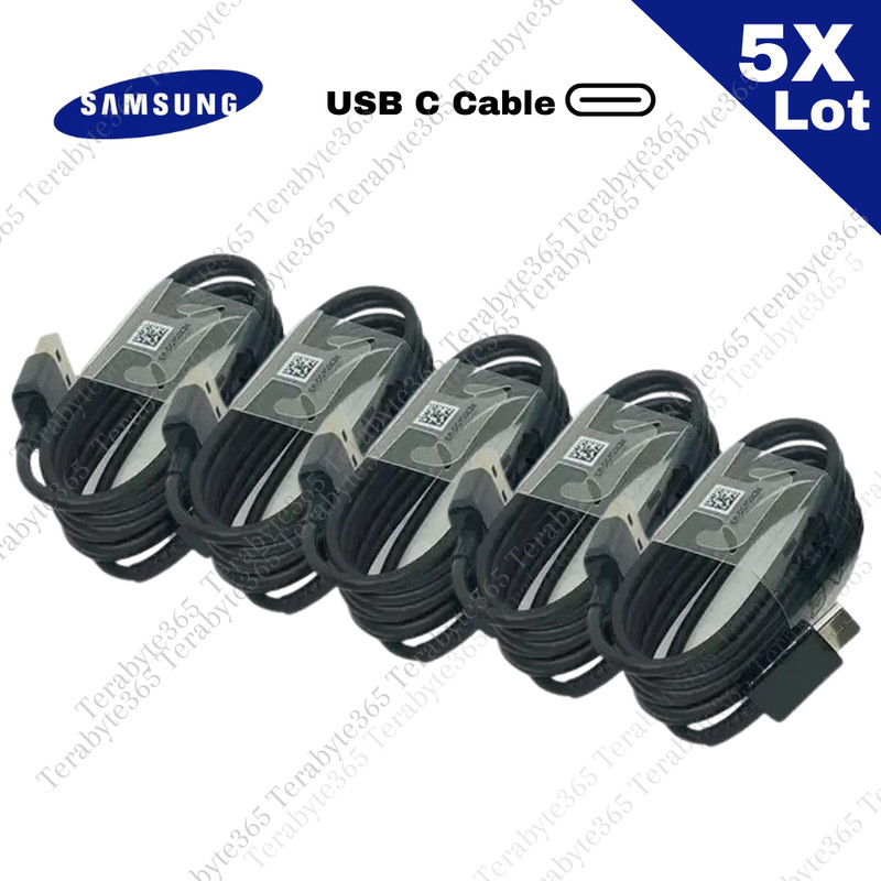 Lot of 5X USB Type C Cable Charging Data Cord For Samsung Android Fast Charger