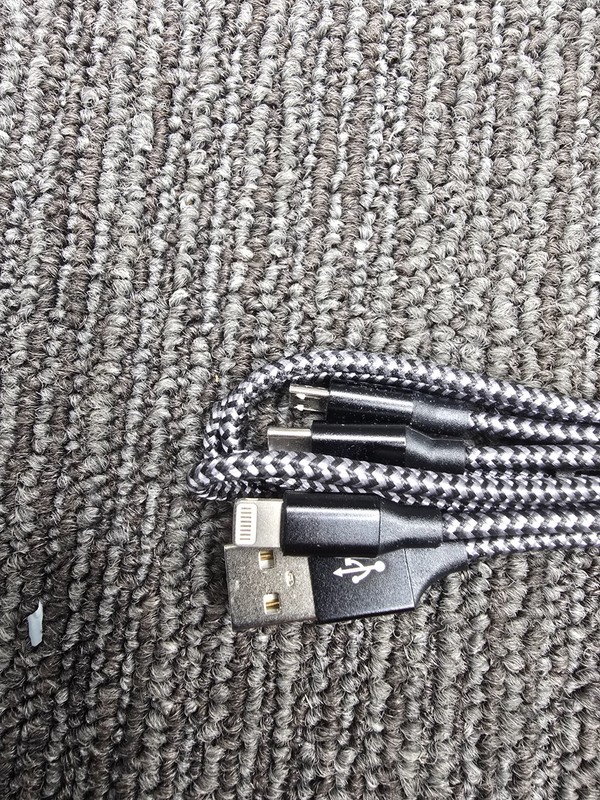 (QTY 3) High Quality 3 in 1 USB Charging Cable Phone Charger Cord gallery