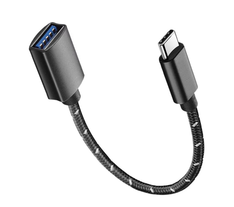 USB-C Type C Male to USB Type A Female OTG Adapter Converter Cable