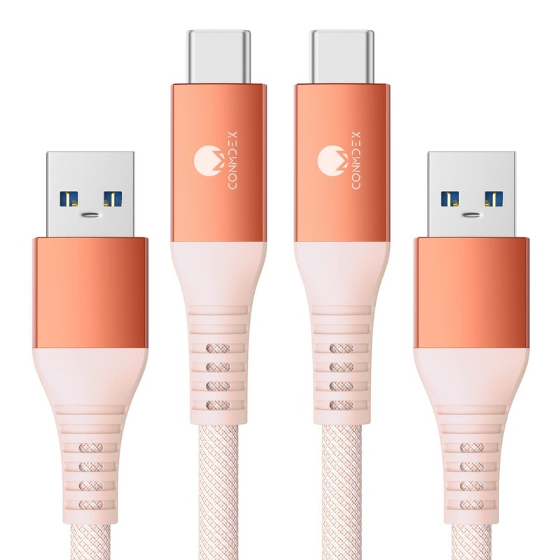 USB C to USB Cable 3ft 2Pcs 10Gbps Fast Charge Data Cord Compatible iPhone17 S25