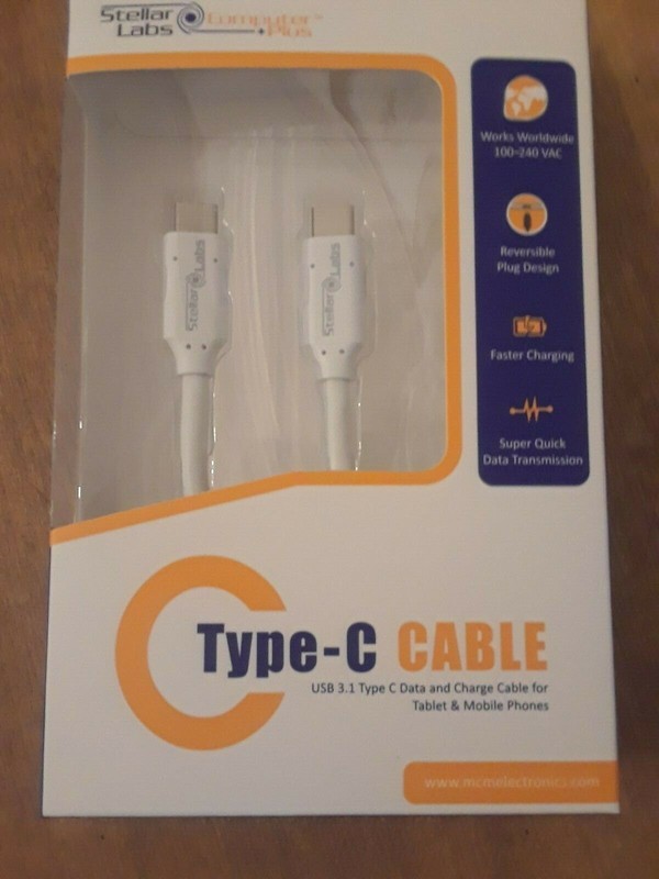 USB C Charging Bundle C to C Cable Male to Male Cable and USB 3.0 Adapter