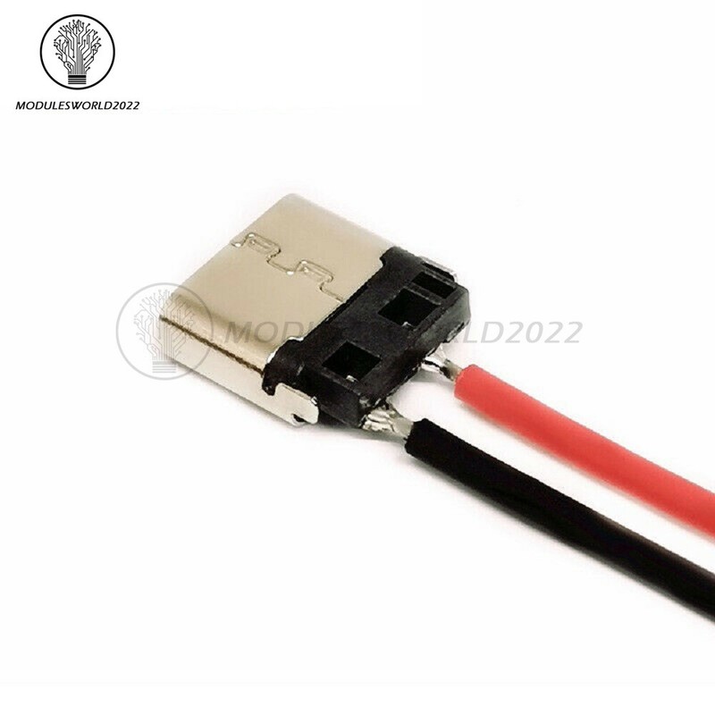 10PCS USB Type-C 2Pin Welding Wire Female Connector Cable / 16pin Female Port gallery