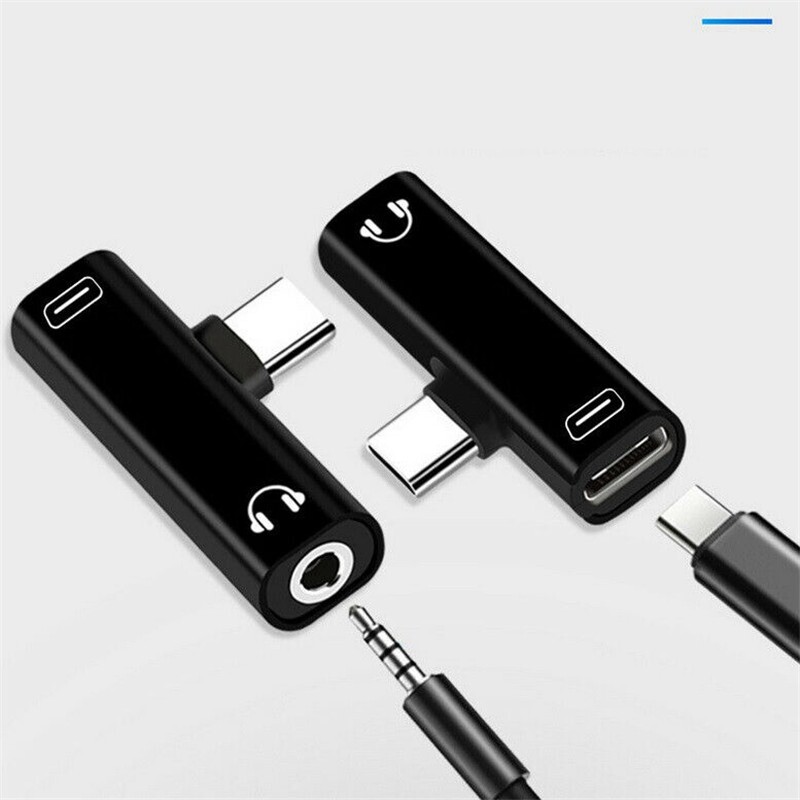 For Android Type C and Charger Splitter Adapter 2 in1 Dual USB-C to Headphone gallery
