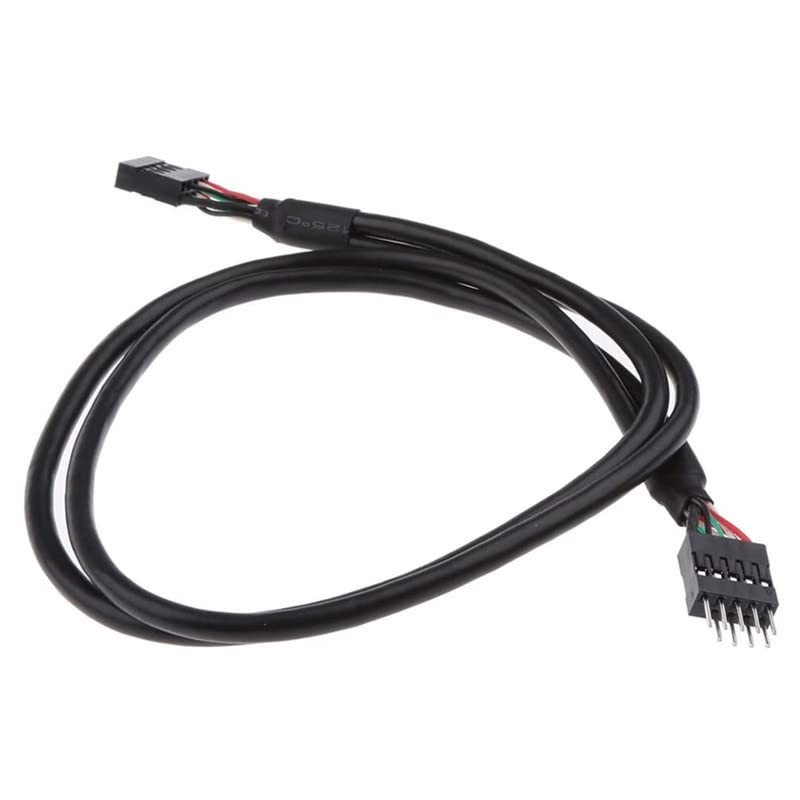 USB Header Extension Cable, USB 2.0 9-Pin to 9-Pin Female Internal Motherboar... gallery