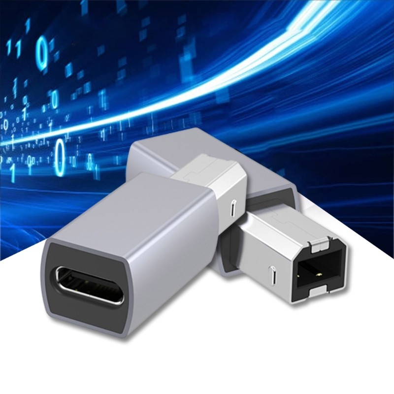 USB Type C Female to USB B Male Adapter for Printer Scanner Electric Piano gallery
