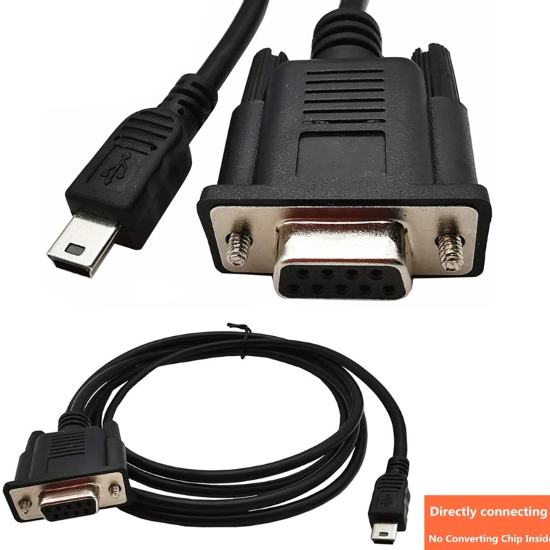 DB9 Female to Mini USB 5Pin Male Data Cable DB9 9pin To Mini USB 5pin Cable gallery