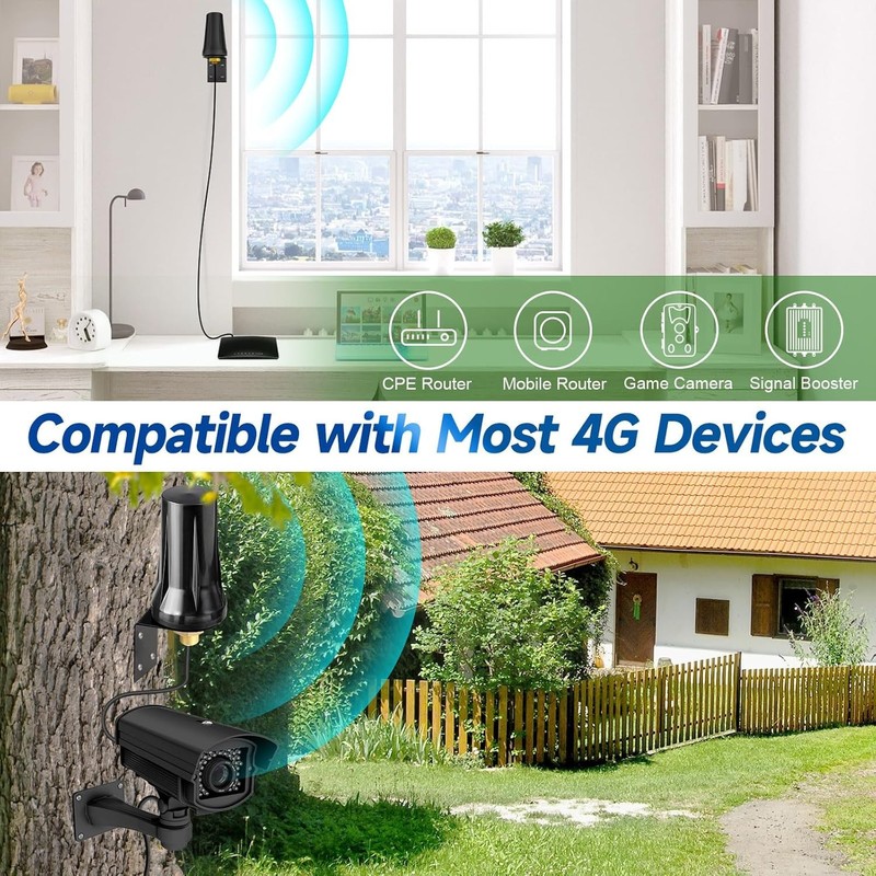 3PCS 4G LTE Bracket Wall Mount Antenna SMA For 4G LTE Wireless Internet Hotspot gallery