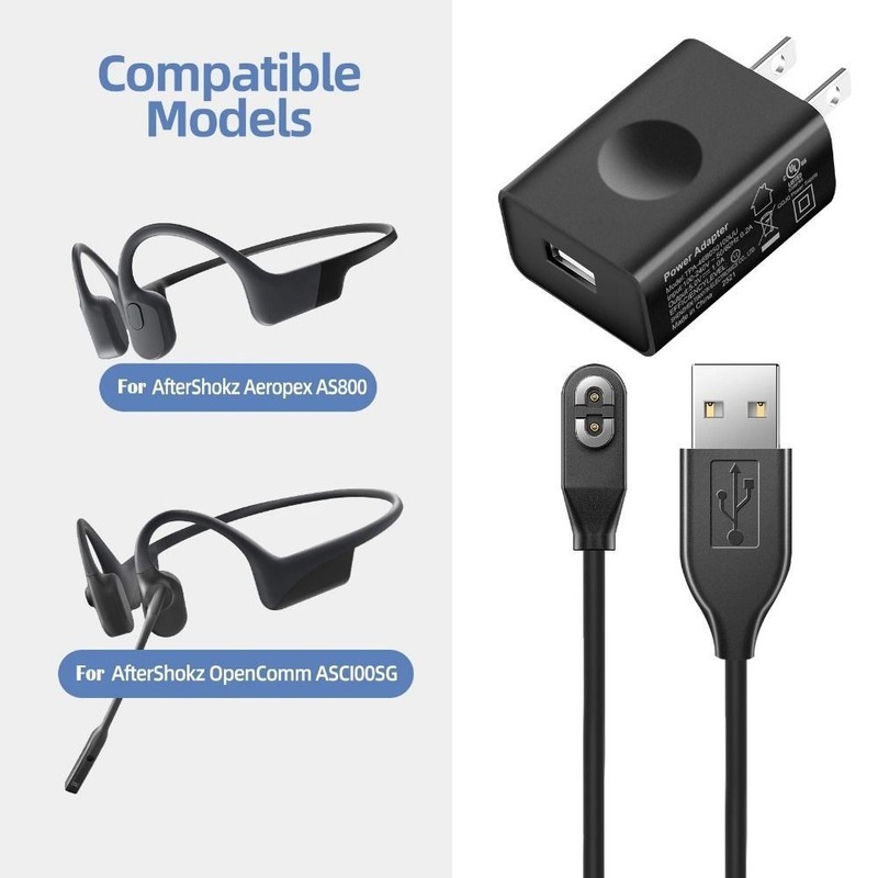 Magnetic Charging Cable Cord For Wireless Bone Conduction Headphones Charger gallery