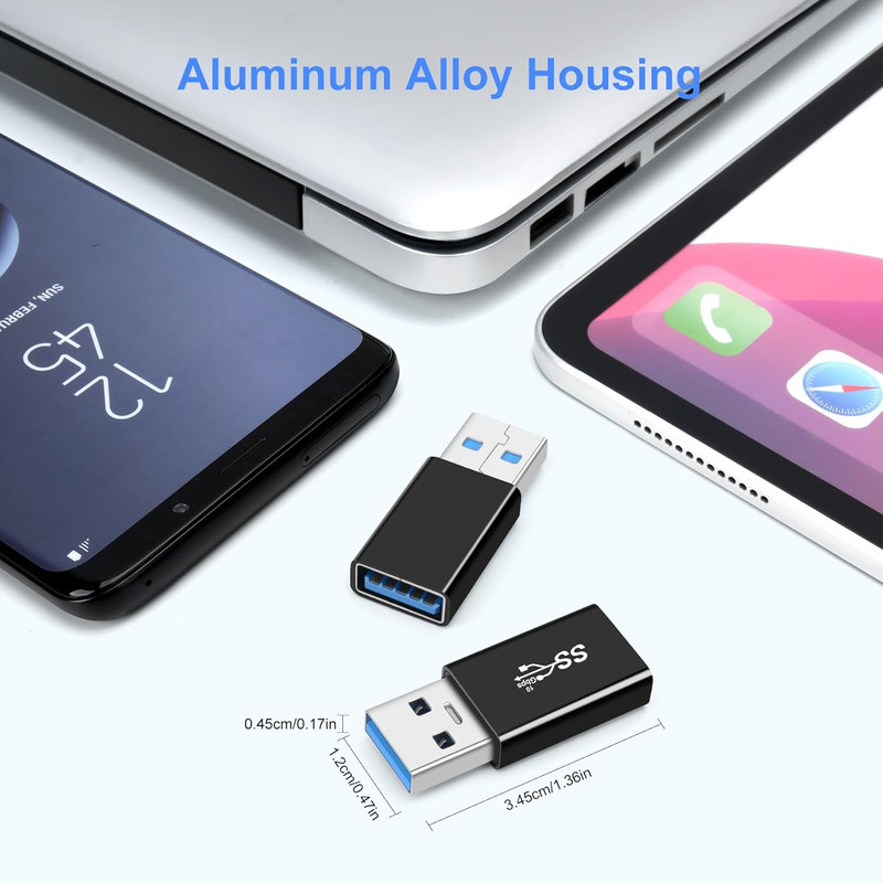 USB 3.0 Male to USB3.0 Female Adapter (2 Pack), OTG 3.0 USB a to 3.0 USB-A Expan gallery