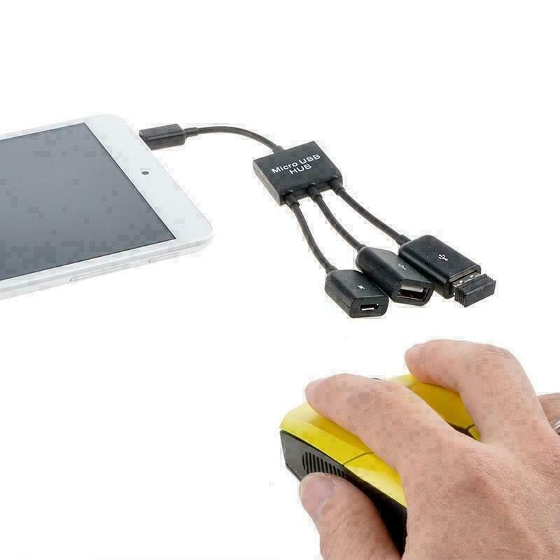 3in1 USB 3.1 Type-C To Micro USB 2.0 Power Charging Host OTG Hub Cable Adapter gallery