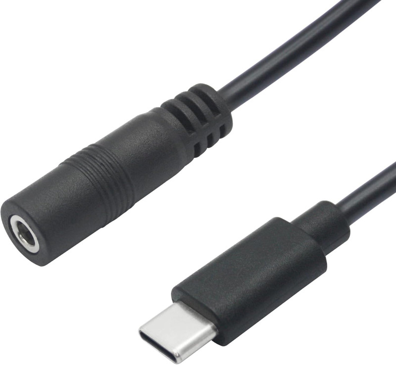 Short DC 3.5Mm X 1.35Mm to USB C Power Cord 6Inch, DC 35135 Female to USB Type C gallery