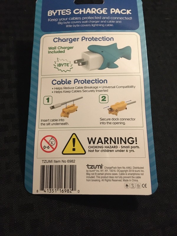 BYTES * Cable Protectors / with wall charger ** PANDA ** Free Shipping gallery