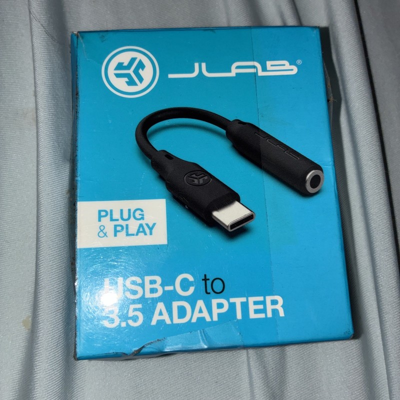 JLab USB-C to 3.5 AUX Adapter Brand New in Original Box