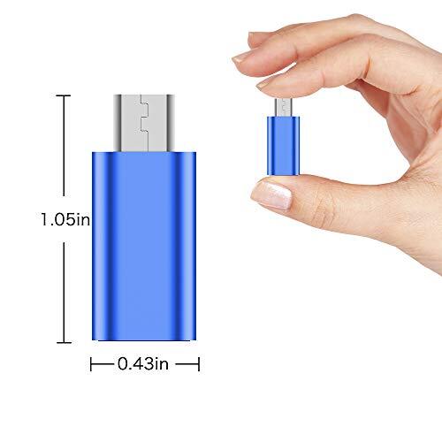 Paquete de 4 adaptadores convertidores USB C a Micro USB gallery