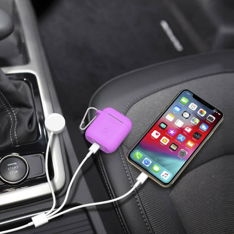 For iPhone Watch iWatch 6 5 4 3 in 1 Magnetic USB Charging Cord Charger Cable gallery