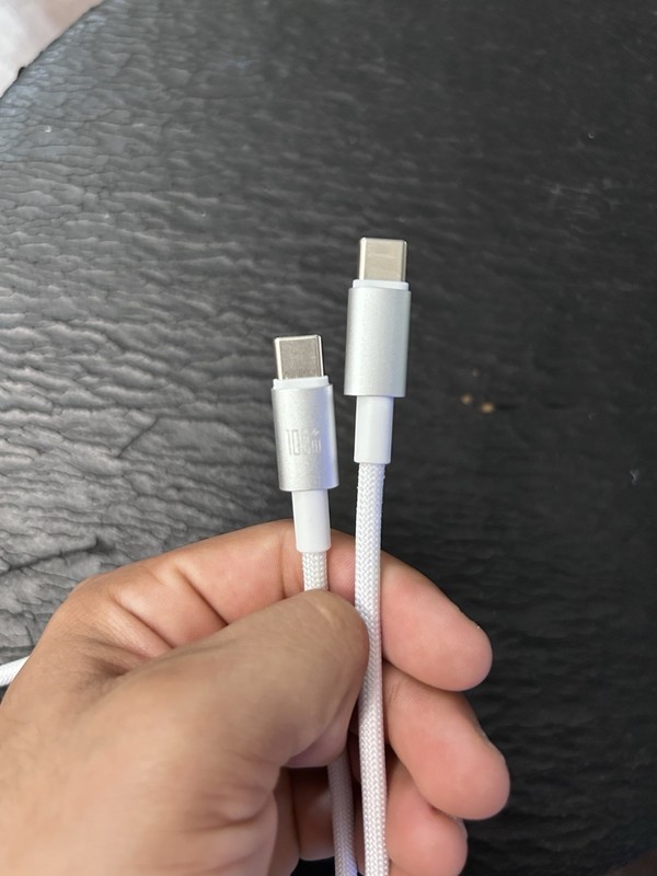 USB C to USB C Cable 100W Fast Charge for iPhone 15 Android 1M Nylon Braided gallery