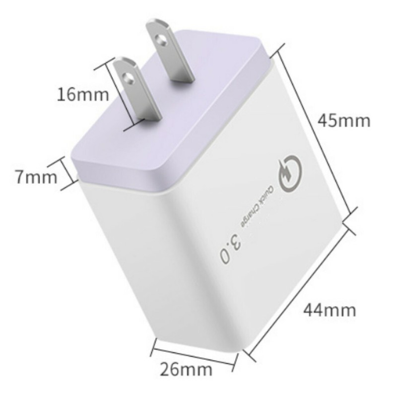3 Port QC3.0 Fast Wall Charger Adapter USB Cable Lot For iPhone 11 XR 8 7 6 5c 4 gallery