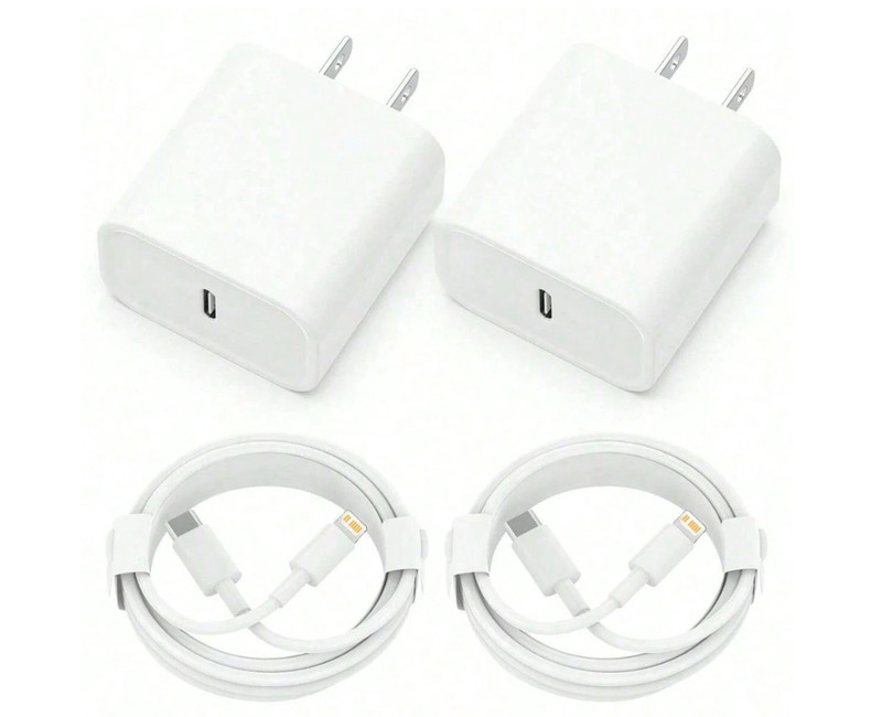 20W PD Fast Charger Set | Fast Charging Adapter with 3.3ft High-Efficiency Cable