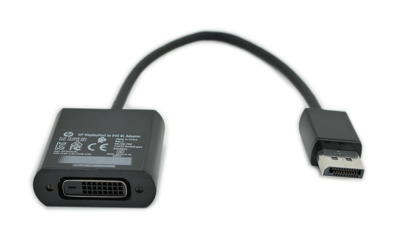 HP DisplayPort (DP) to DVI Cable Adapters 752660-001 753744-001 gallery