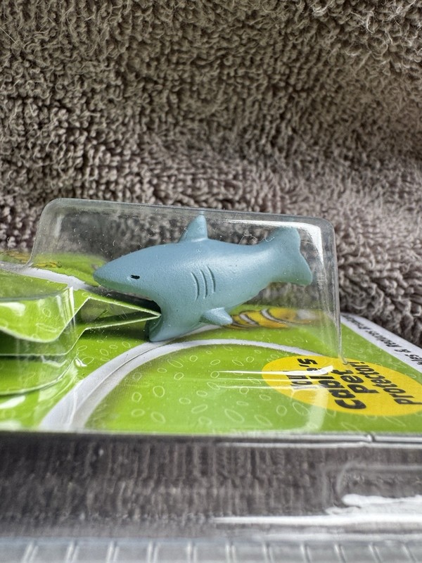 Cable Protector Blue Shark / Cable Pets Accessory Protector gallery