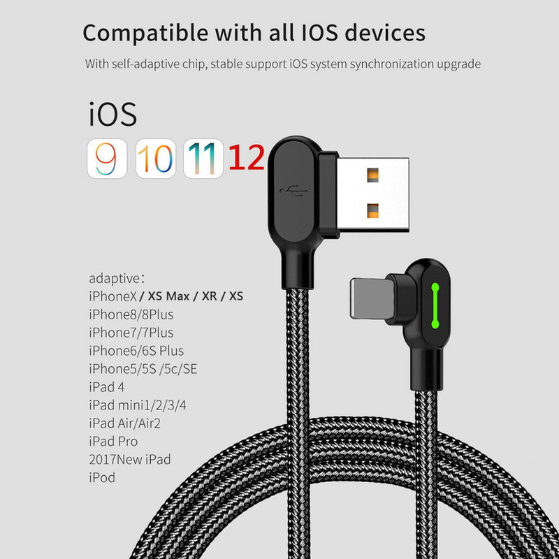 Mcdodo Fast Charger USB Charging Cable for iPhone 14 13 12 11 Pro Max X 8 7 iPad gallery