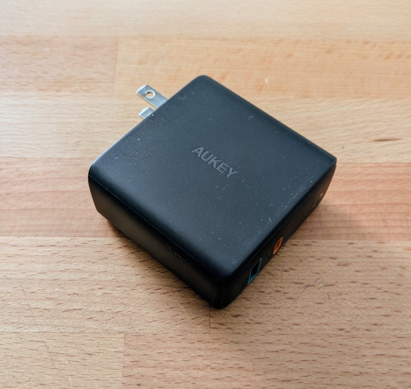 ⚡ AUKEY PA-D3 60W Dual-Port USB-C PD Charger | GaNFast Fast Wall Charger gallery