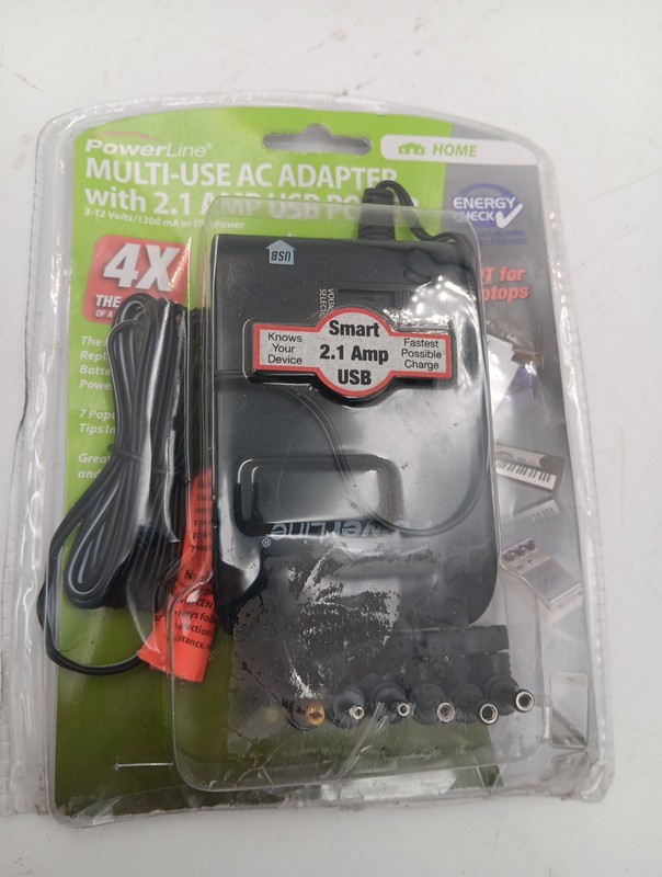 Powerline MULTI-USE AC Adapter USB Power 90334