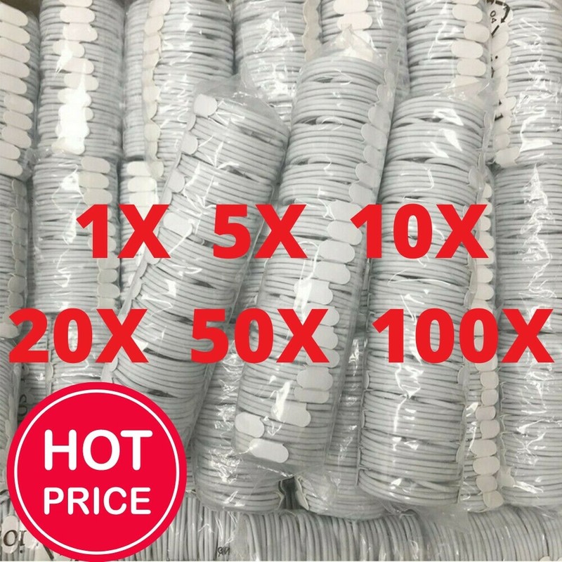 Lot 20W USB C Power Adapter PD Fast Charger Cable Data Cord For iPhone iPad iPod