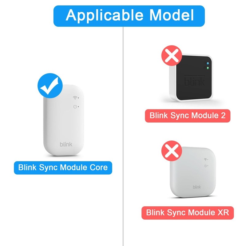 Wall Outlet Mount for Blink Sync Module Core – Space-Saving Holder for Bli gallery