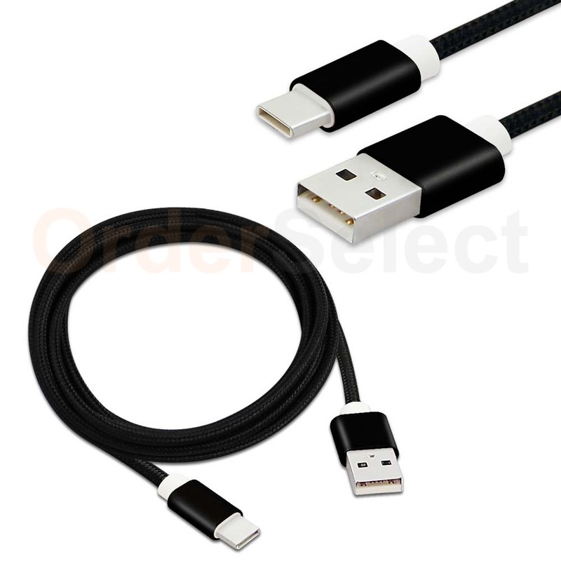 USB Type C 6FT Braided Charger Cable Cord for Phone LG G5 G6 / Nexus 5X 6 6P
