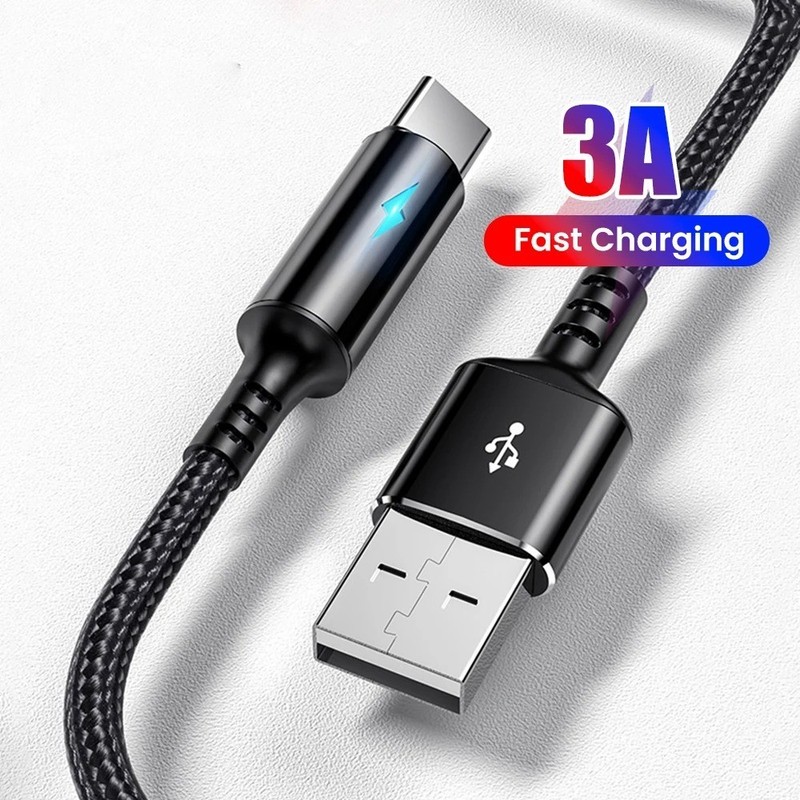 25cm Short USB Type C Cable 3A Data Micro USB Cable for iPhone Huawei Xiaomi gallery