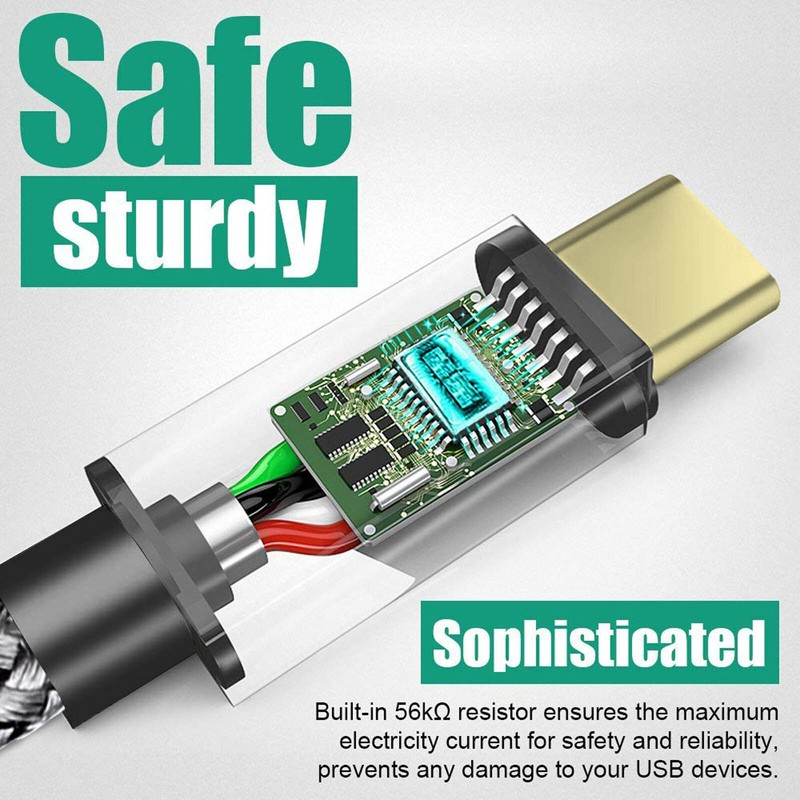[Built to Last] 3FT USB Type C Cable, 3.1A Fast Charging & 5Gbps Data Syncing gallery