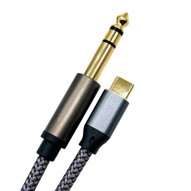100-800cm USB Type C to 6.5mm Male Adapter Cable Conversion Wire Line gallery