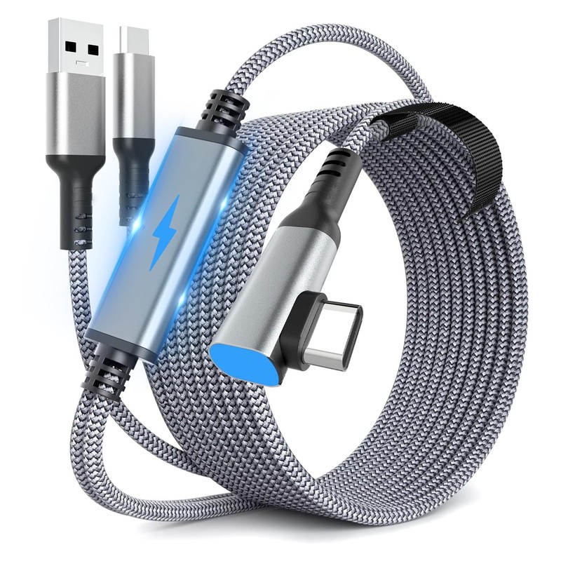 Link Cable for Meta/Oculus Quest 3s/3/2, 16FT Charging Cable Link, Connects Q…