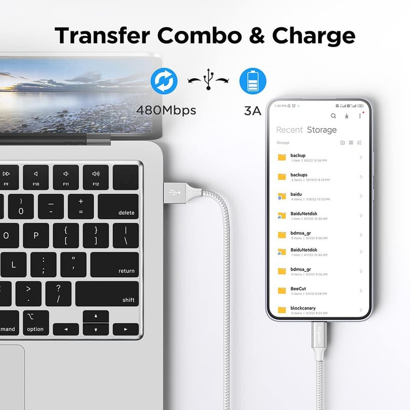 Braided USB C Type-C Fast Charging Data SYNC Charger Cable Cord 3/6/10FT gallery