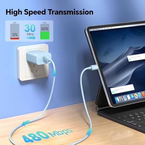 Fast Charging Phone Charger 3-Pack, 60W USB Type C Cable, 10FT Long, Compatible gallery