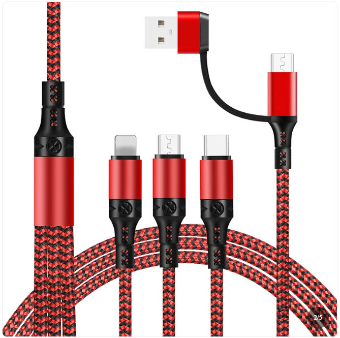 All in One 5 in 1 Charging Cable Travel Fast Charger USB Type C Kit gallery