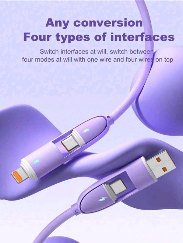 Charging Cable Fast Charge Liquid Silicone Data Cable for iPhone Type C Micro US gallery