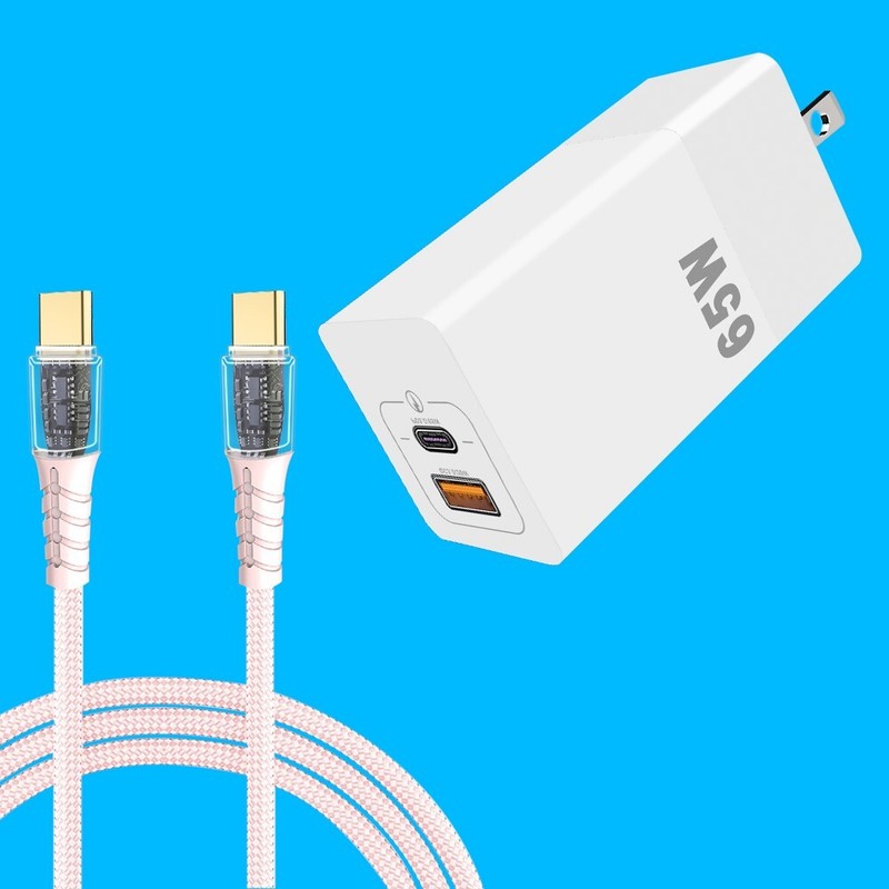 Intelligent Dock 65W PD3.0 Charger Type C Cable for Samsung Galaxy S22+ S906U