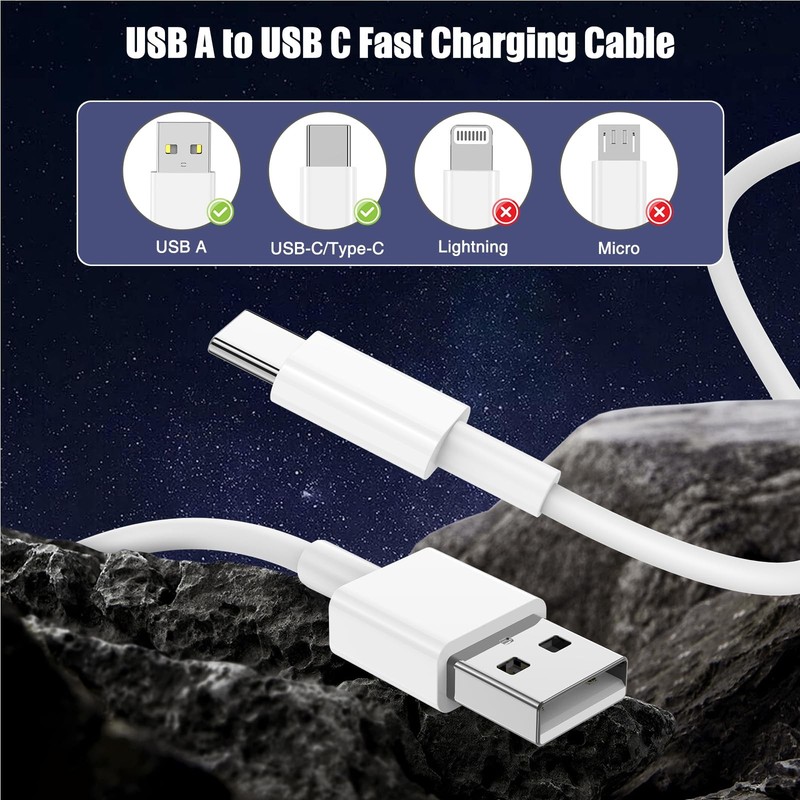 Car Carplay Cable for iPhone 17 16 15 Pro Plus Max 6FT+3.3FT+3.3FT, White gallery