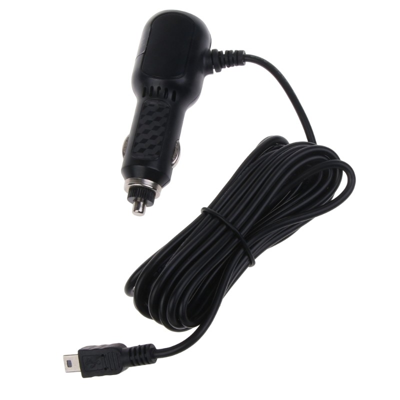 DVR Charging Cable Dash-Cam Car Charger-Mini USB 3.4M Power Cord Supply 12-24V