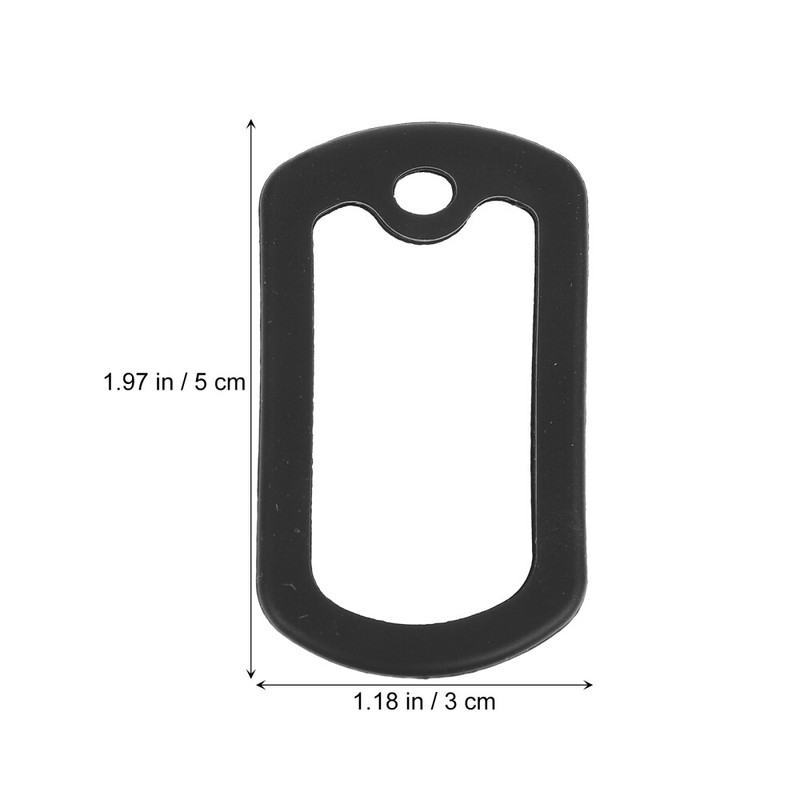 12pcs Military Style Dog Tag Silicone Silencer Dog Tag Silicone Protective Cover gallery