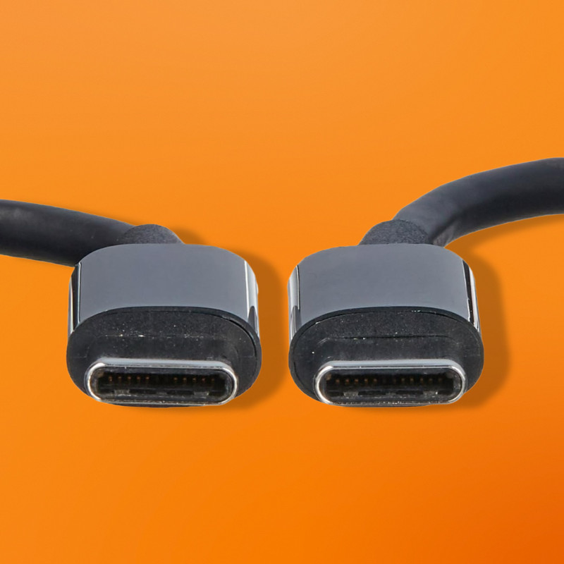 Basics USB-C to USB-C 2.0 Fast Charger Cable 6ft 480Mbps for iPhone Samsung gallery