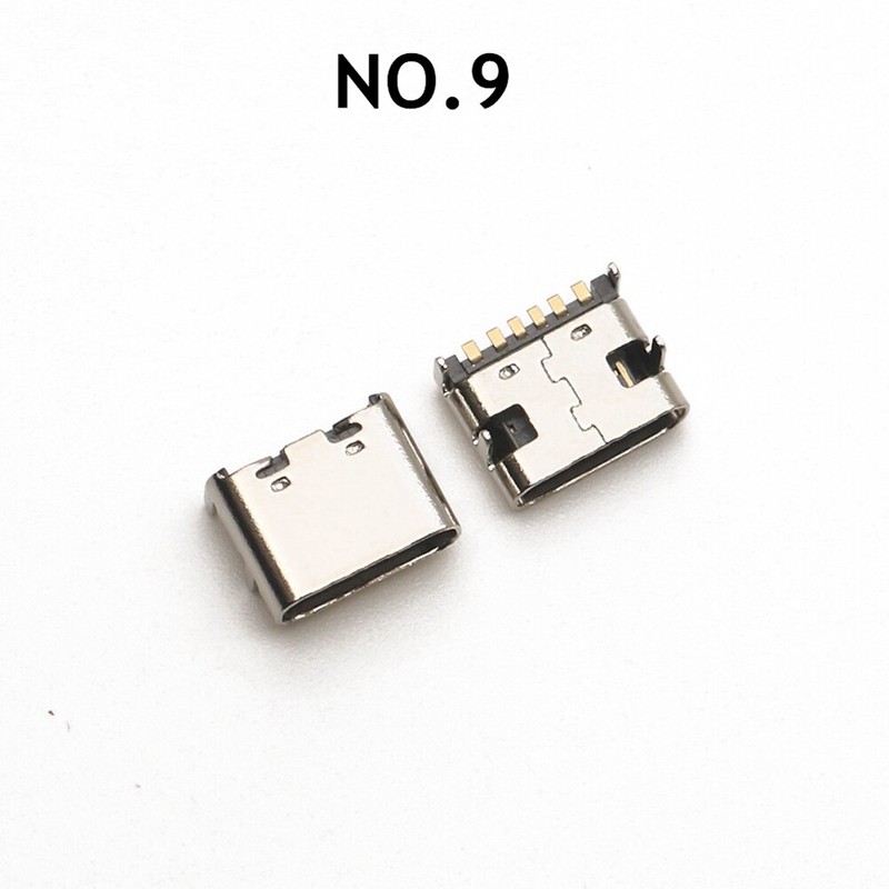 100Pcs/Lot 10Models Type-C USB Charging Dock Connectors Mix 6Pin and 16Pin8997 gallery